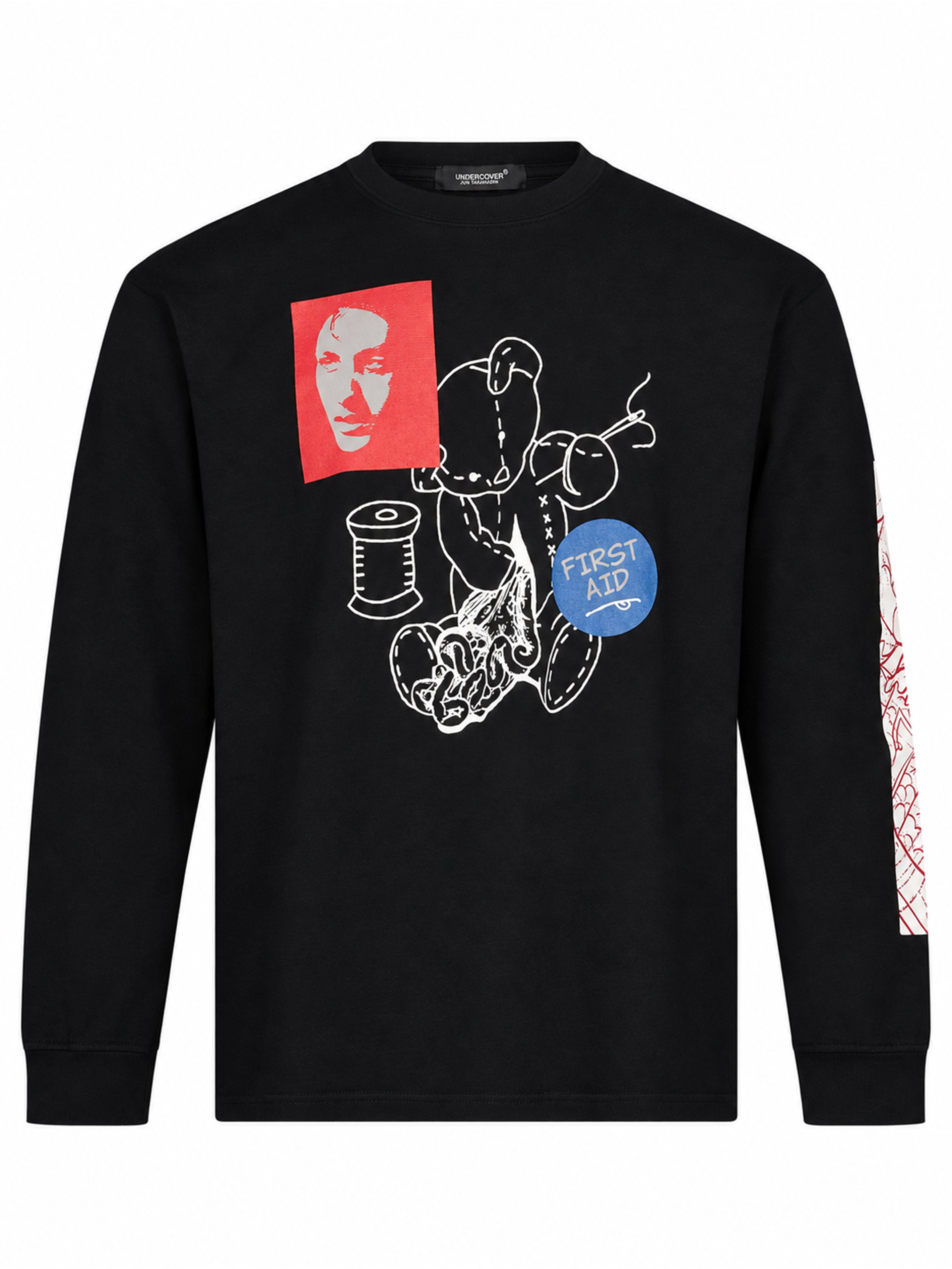 Maglia First Aid Bear in nero 