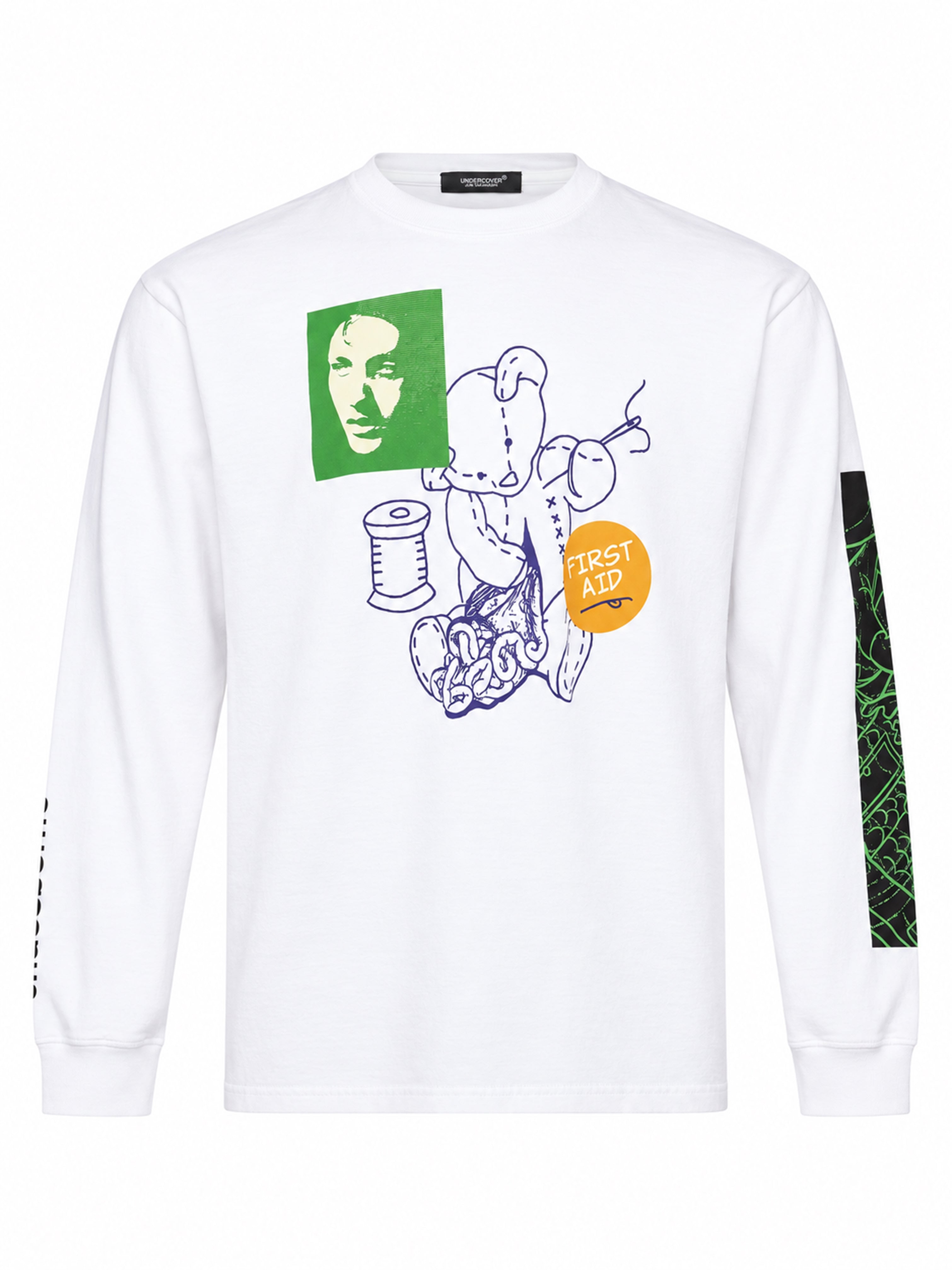 Maglia First Aid Bear in bianco 