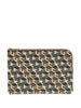 Borsa con stampa grafica all-over in marrone