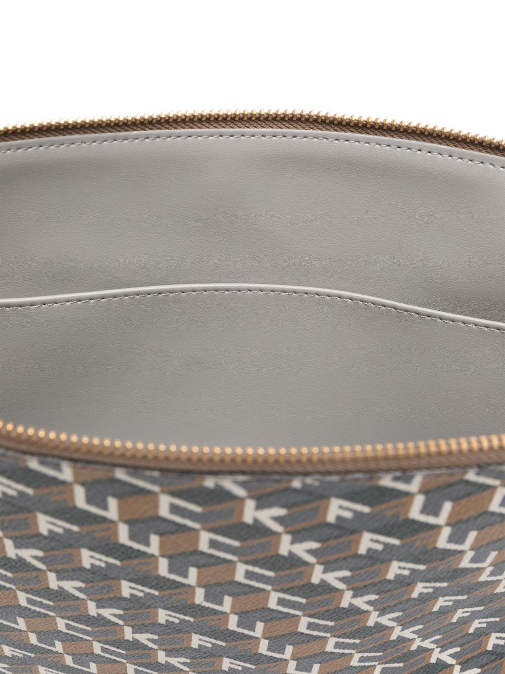Clutch con stampa multicolore 