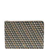 Clutch con stampa multicolore 
