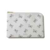Pouch stampa Teddy in bianco 