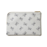 Pouch stampa Teddy in bianco 