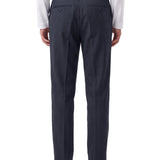 Pantaloni con vita elastica in blu 