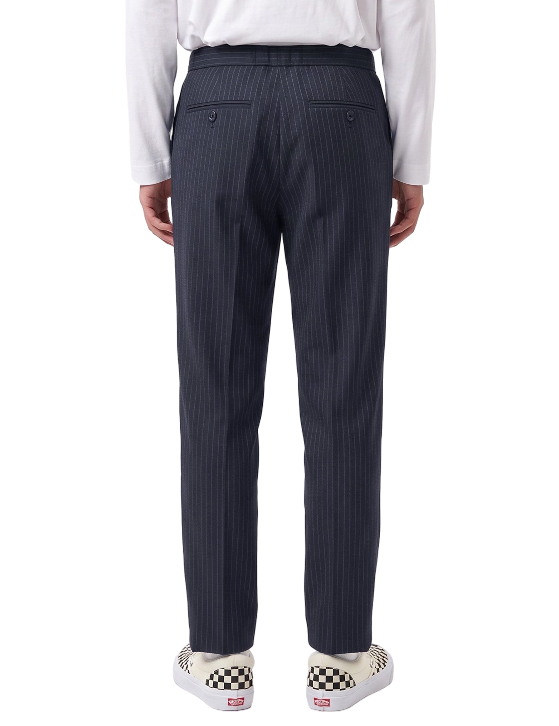 Pantaloni con vita elastica in blu 