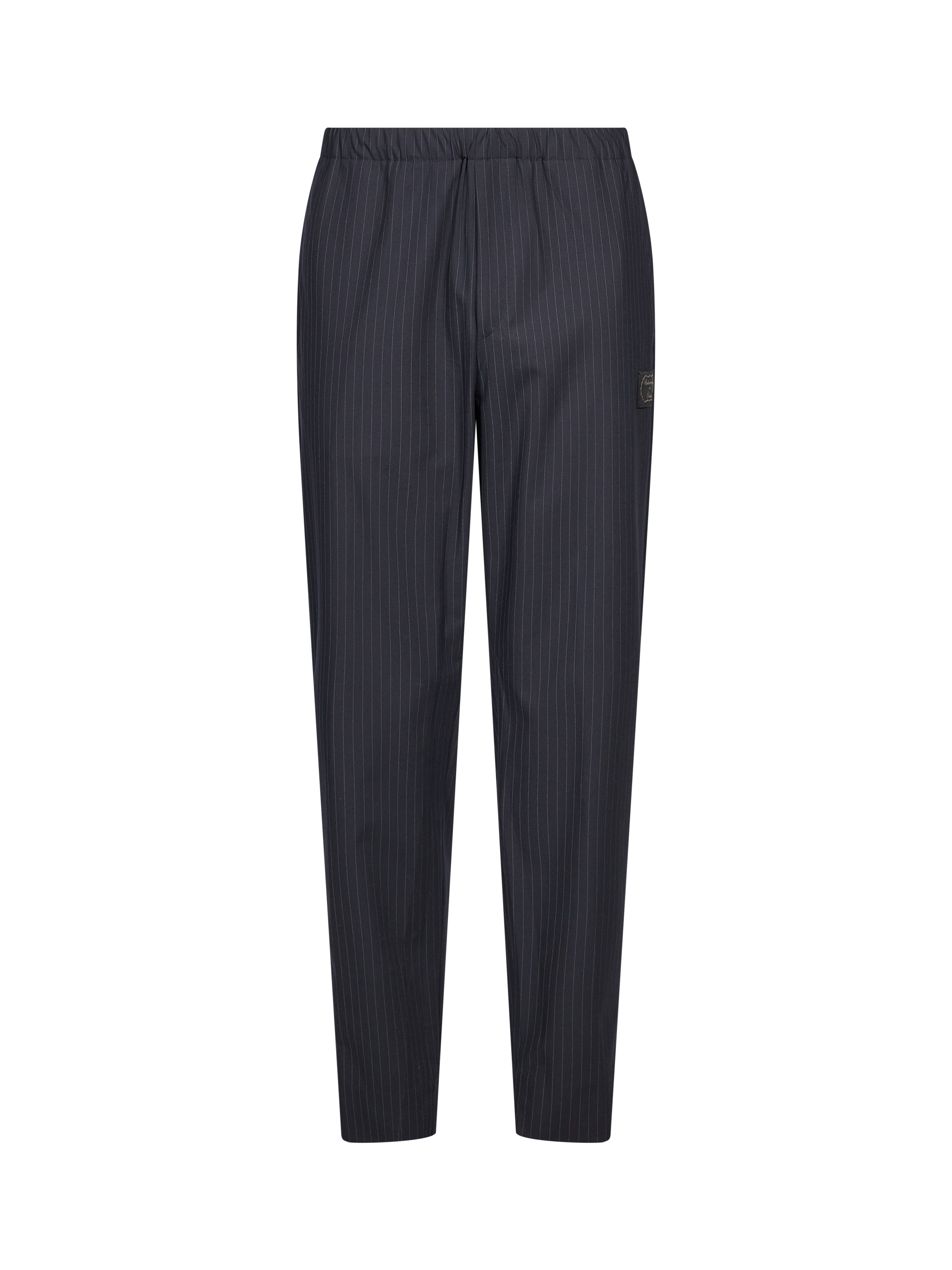 Pantaloni con vita elastica in blu 