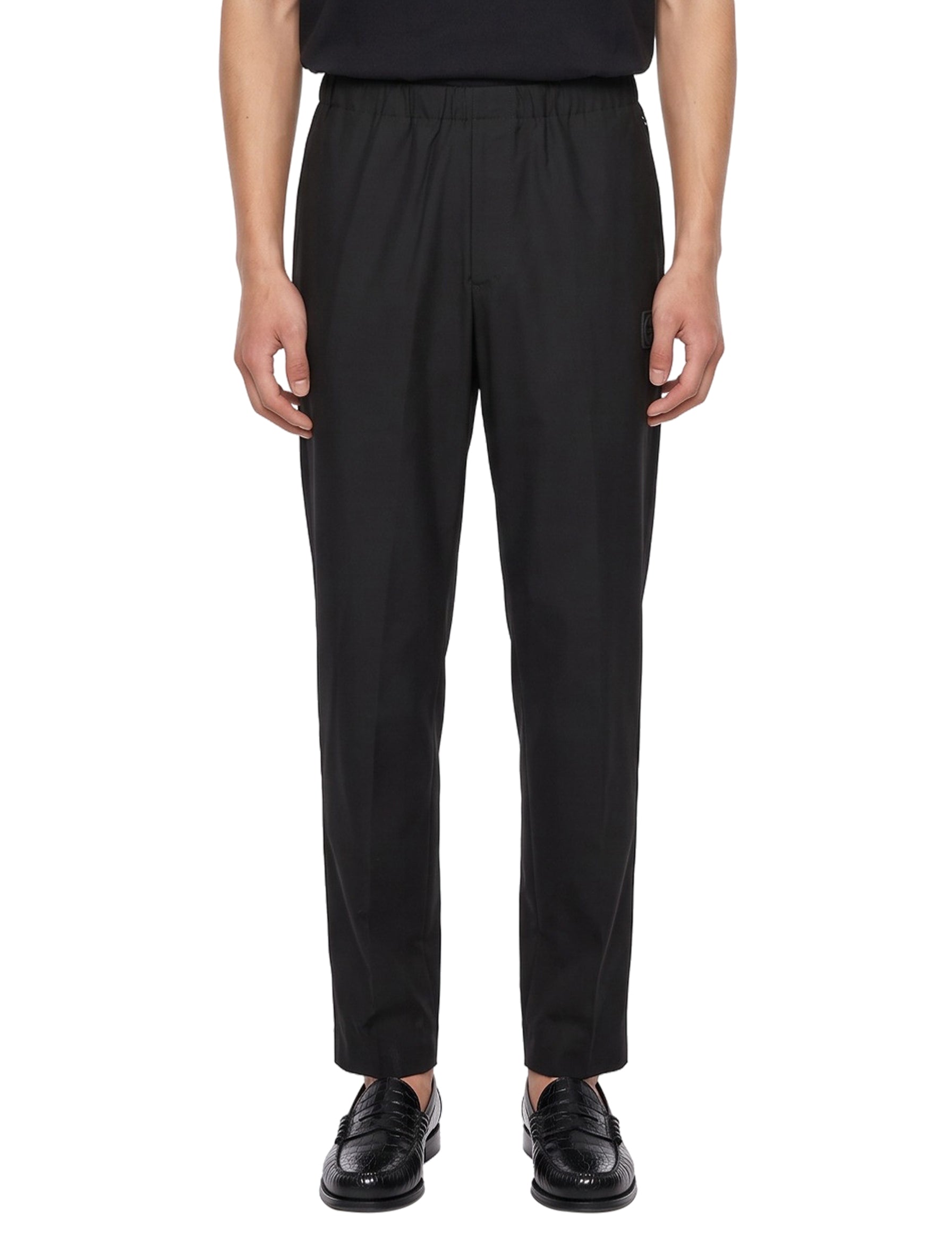 Pantaloni easy in nero 