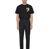Pantaloni easy in nero 