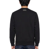Felpa pullover in nero 