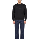 Felpa pullover in nero 