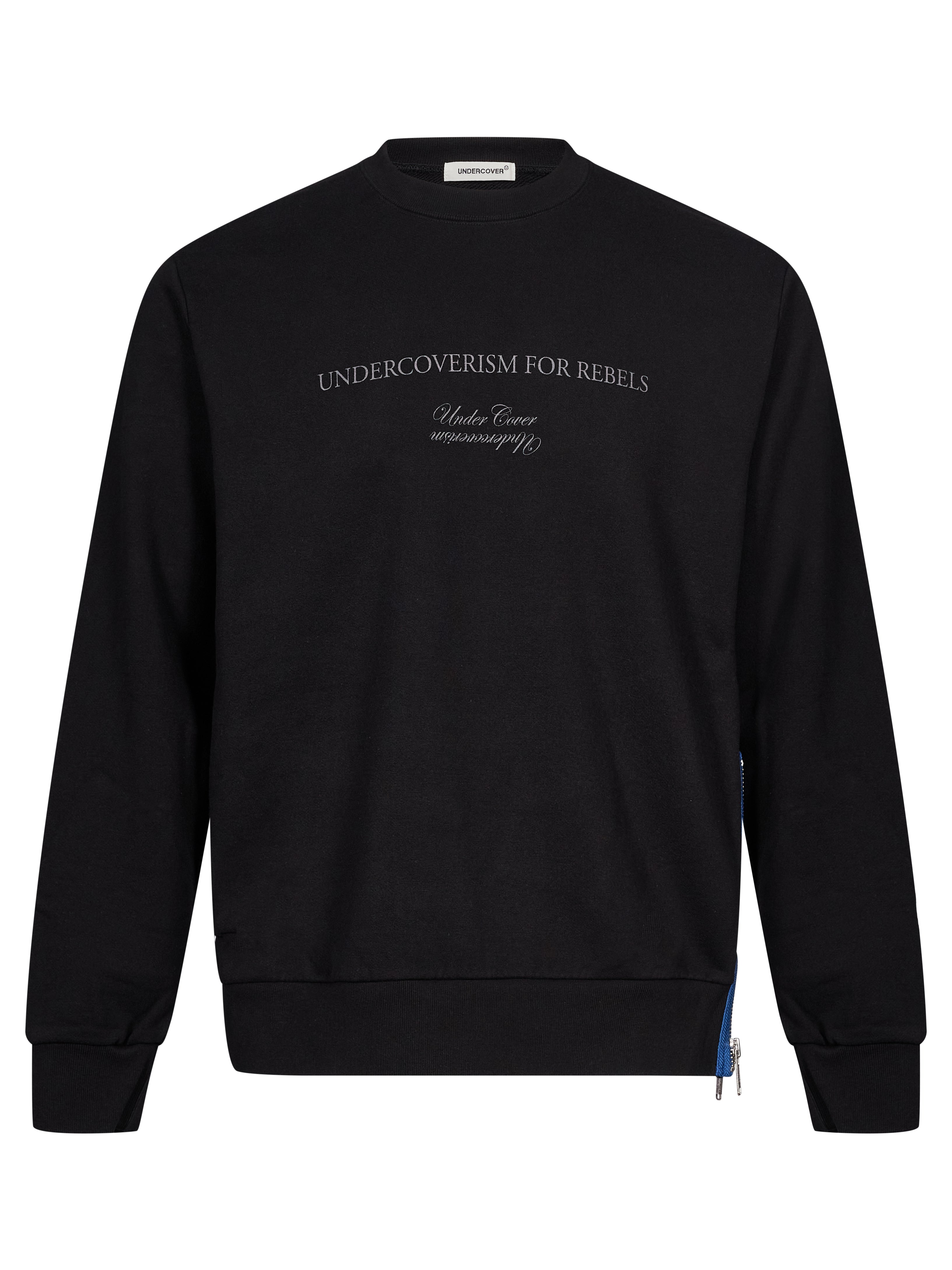 Felpa pullover in nero 