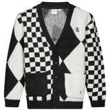 Cardigan a rombi multicolor 