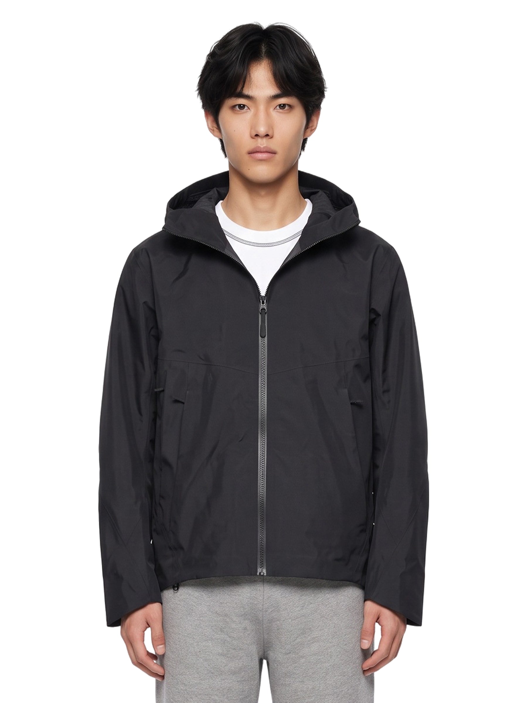 Giacca Arris con zip in grigio 