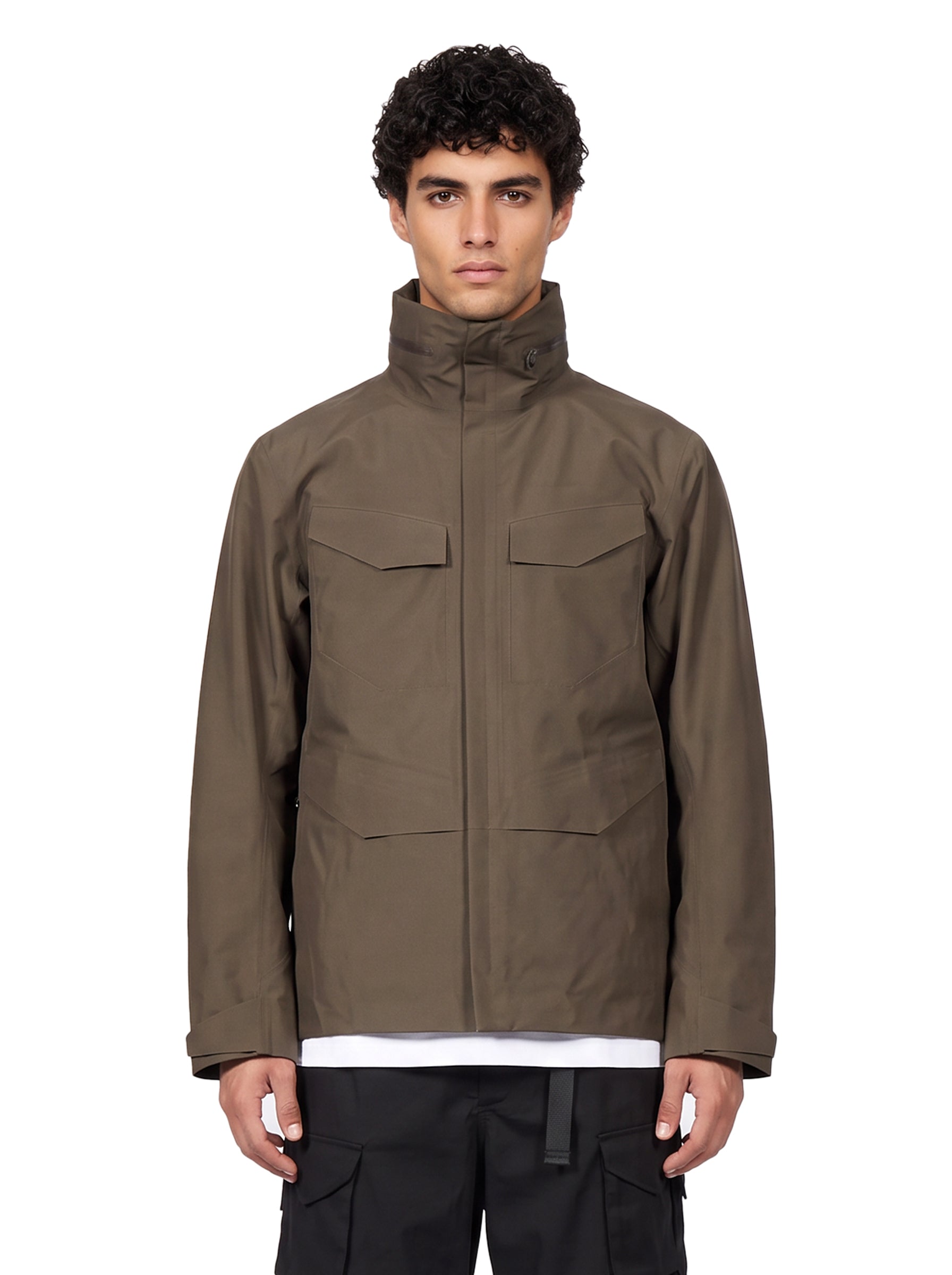 Giubbino Field in marrone taupe 