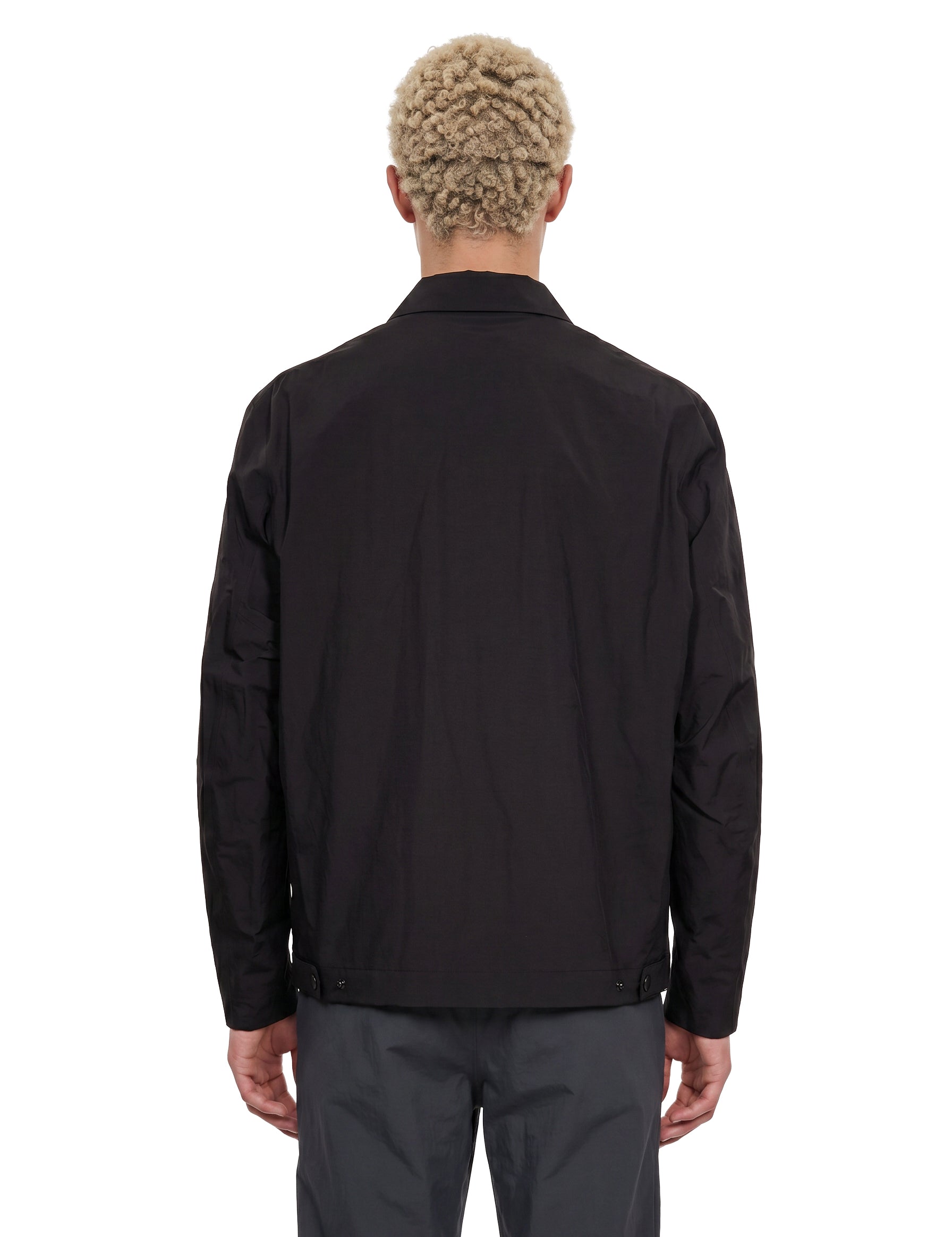 Giacca con zip spfere in nero 