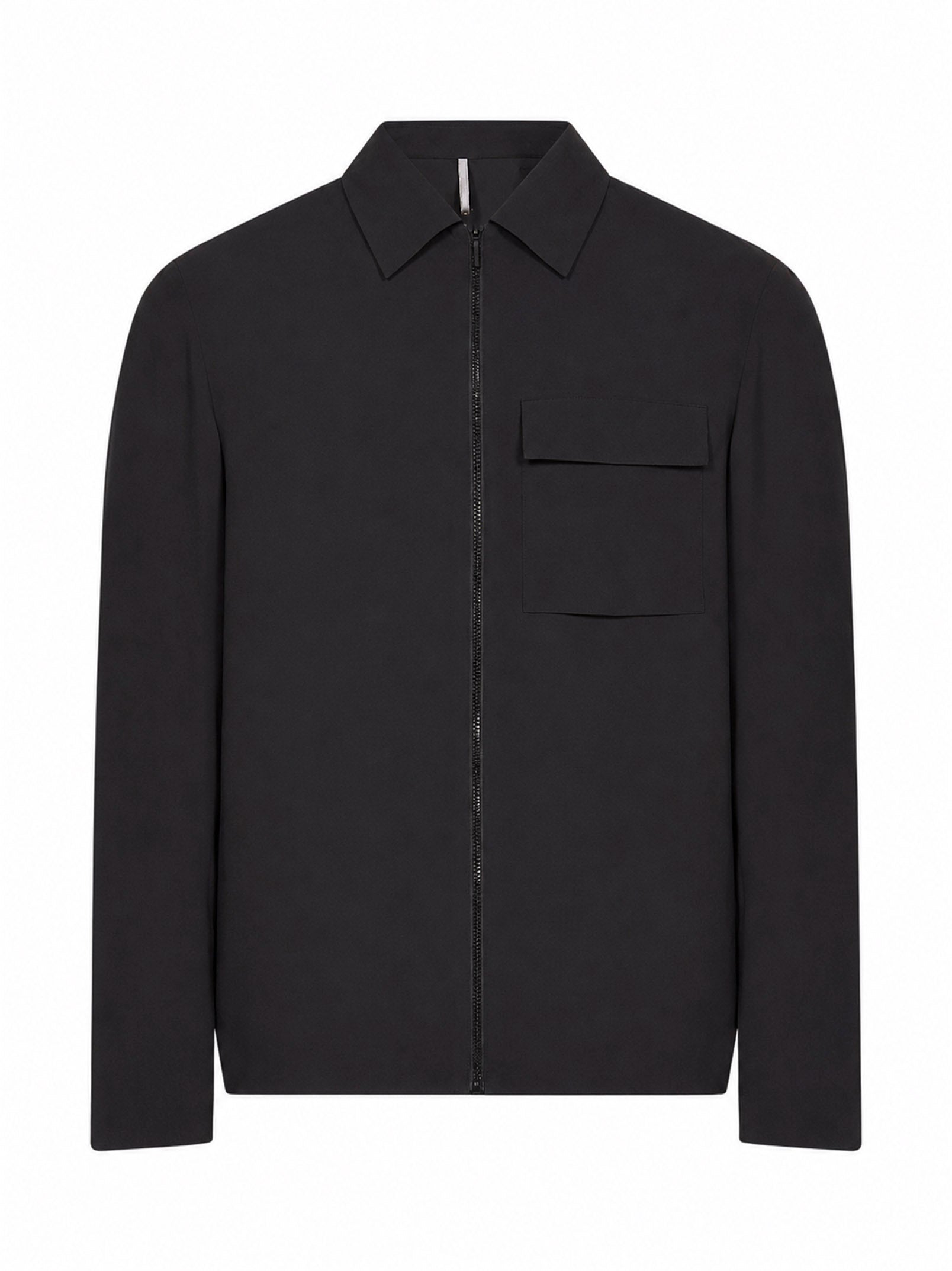 Giacca con zip spfere in nero 