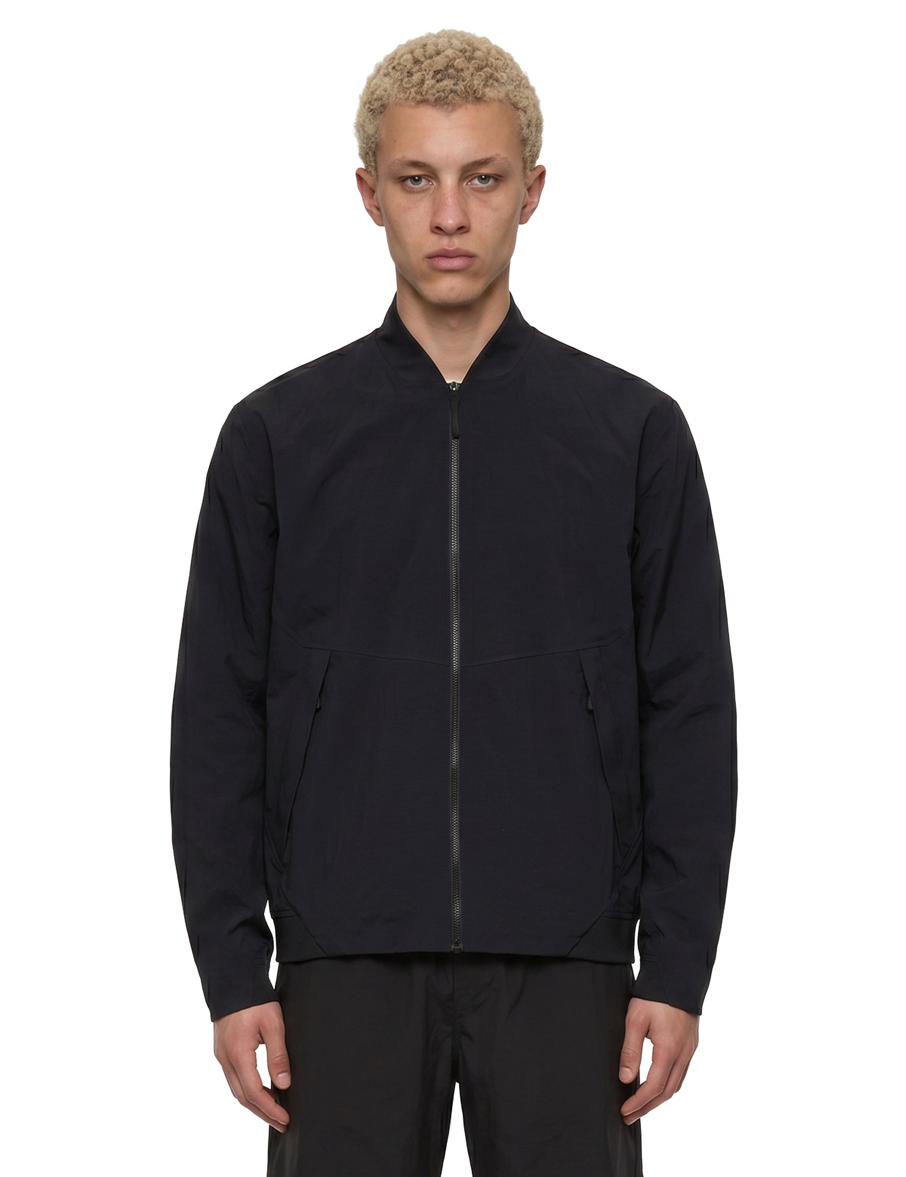 Bomber Diode con zip in nero 