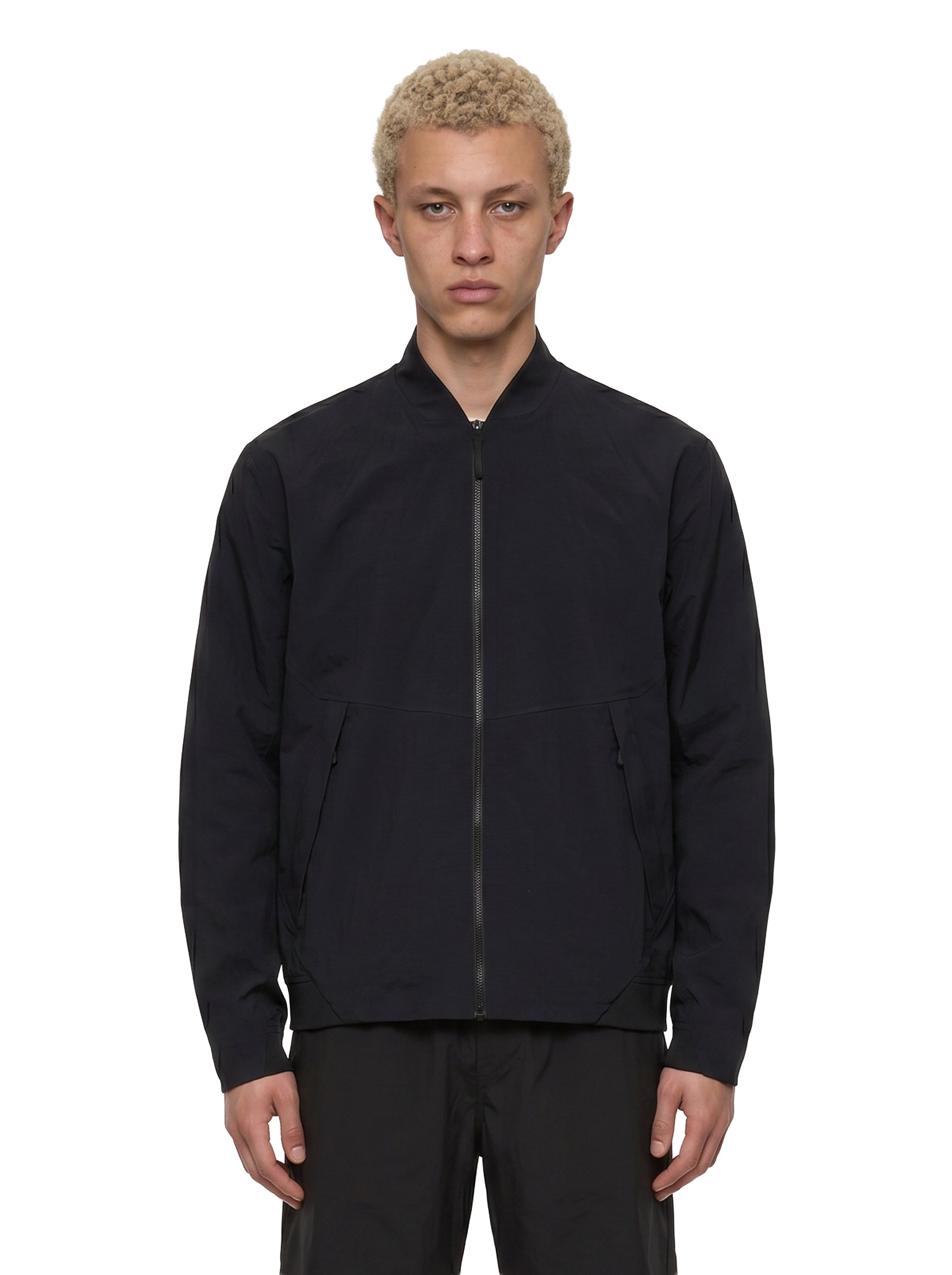 Bomber Diode con zip in nero 