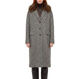 Cappotto lungo Tasca in grigio 