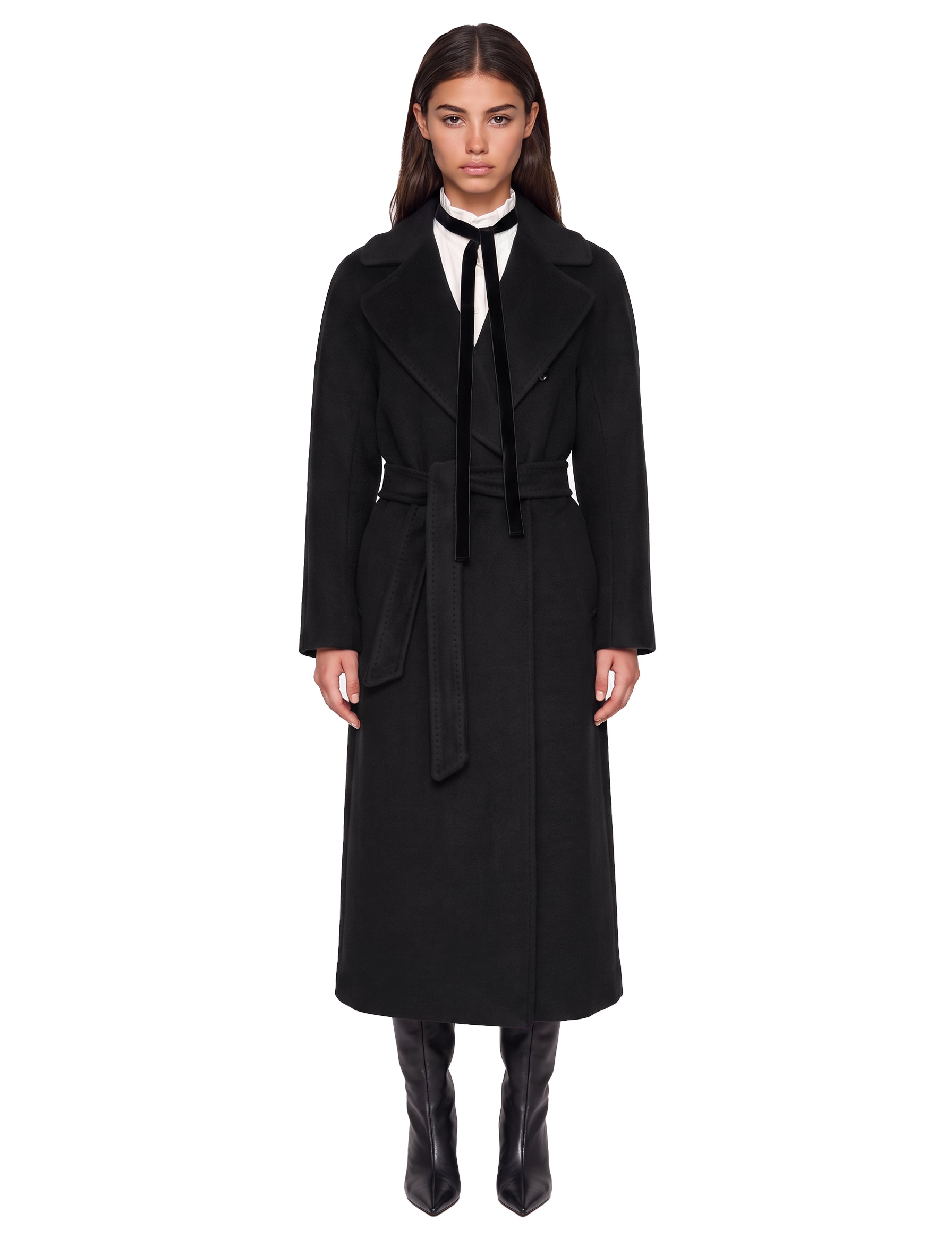 Cappotto Tempera in nero 
