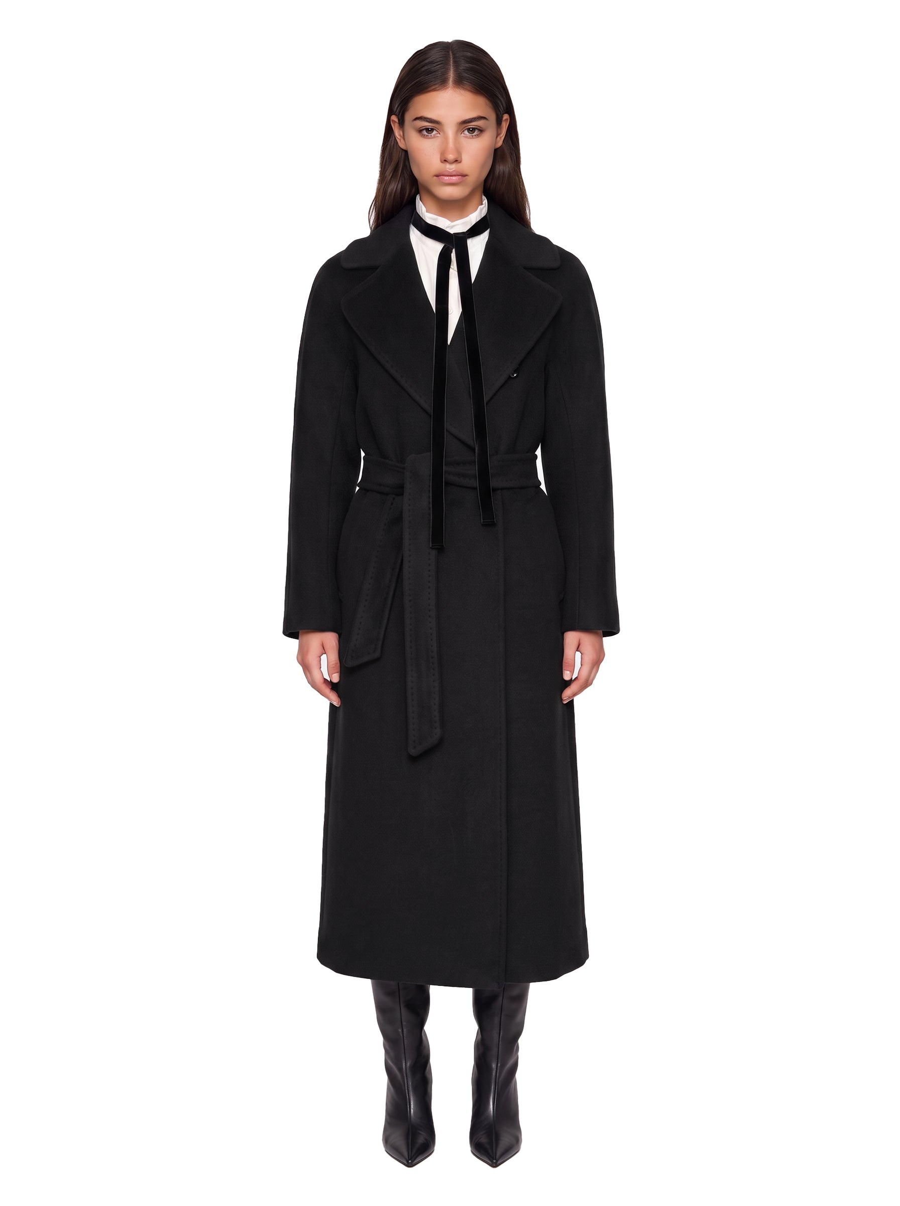 Cappotto Tempera in nero 