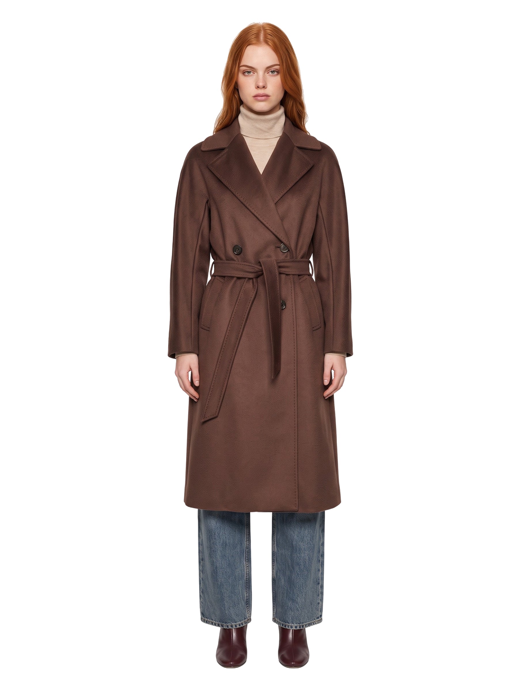 Cappotto a vestaglia Resina in marrone 