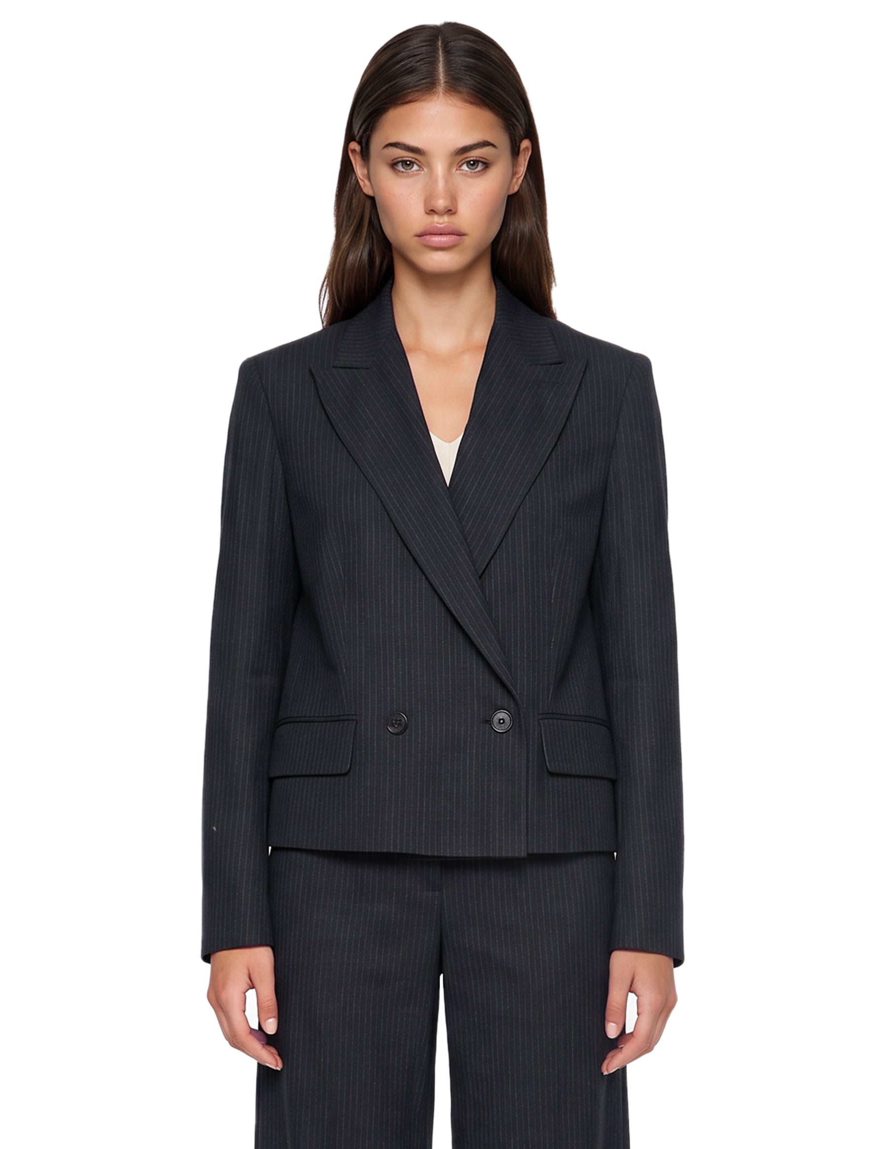 Blazer corto Canapa in blu 