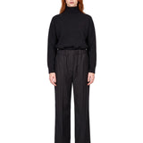 Pantalone in flanella Hateley in nero 