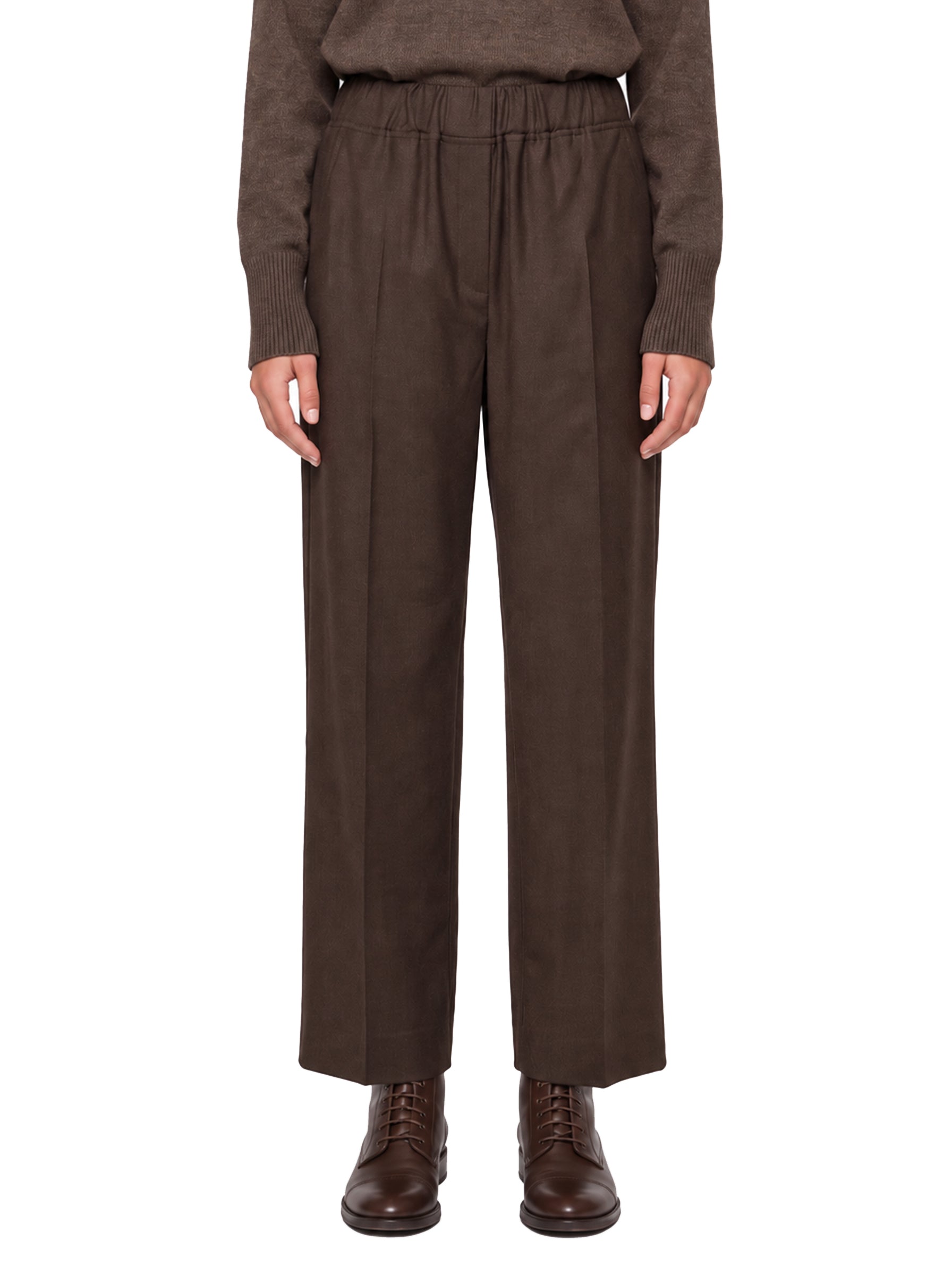 Pantalone Hateley in marrone 