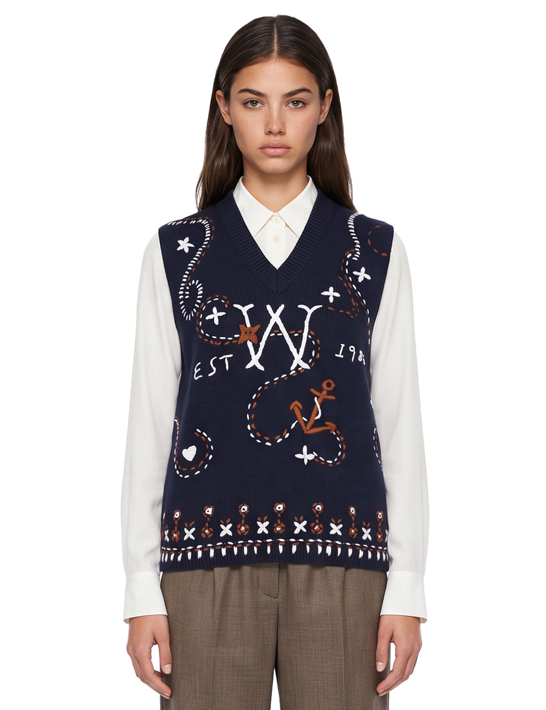 Gilet Cacao in blu 
