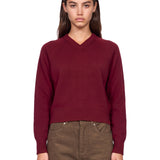 Maglione Padre in bordeaux 