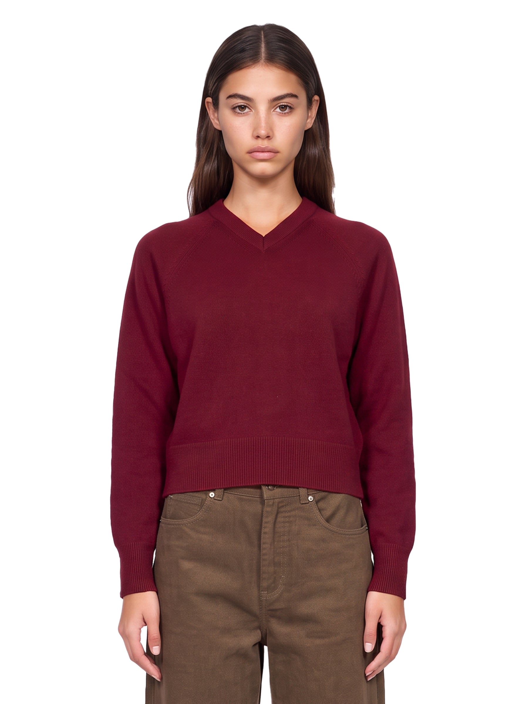 Maglione Padre in bordeaux 
