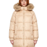Piumino reversibile Anfora in beige 