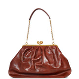 Borsa clutch Mirte in marrone 