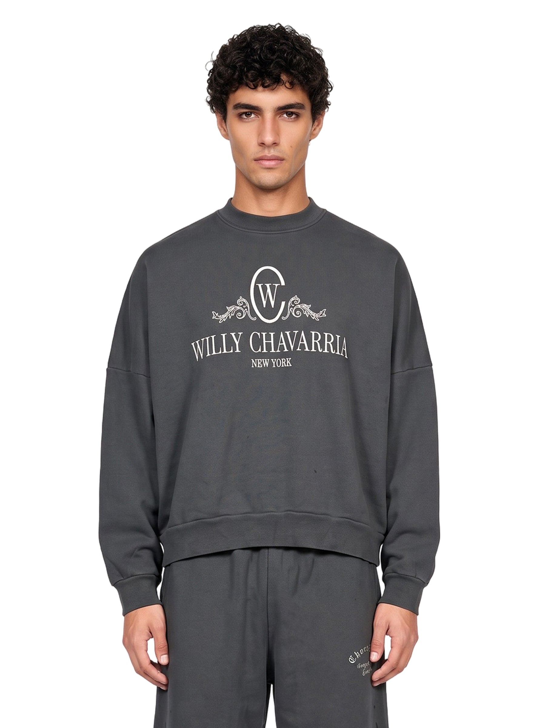 Felpa Chavantino Hooligan in grigio 