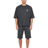 T-shirt Ring Buffalo in nero 