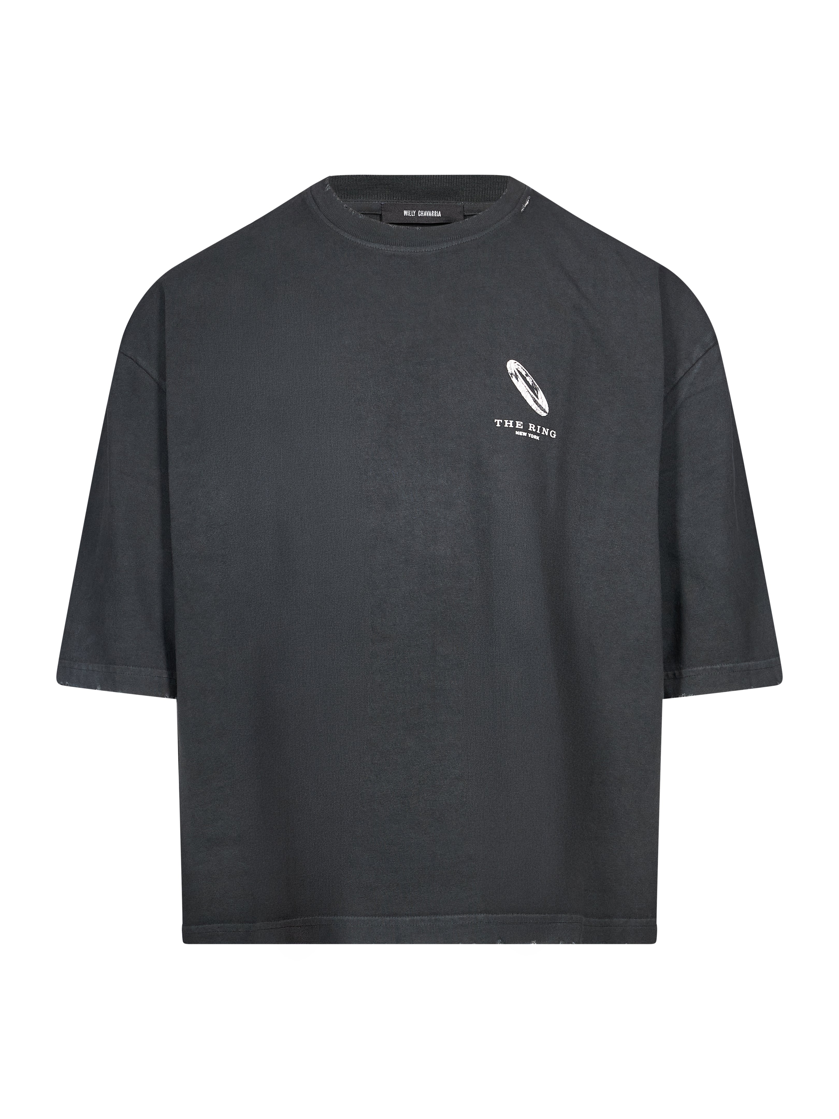 T-shirt Ring Buffalo in nero 