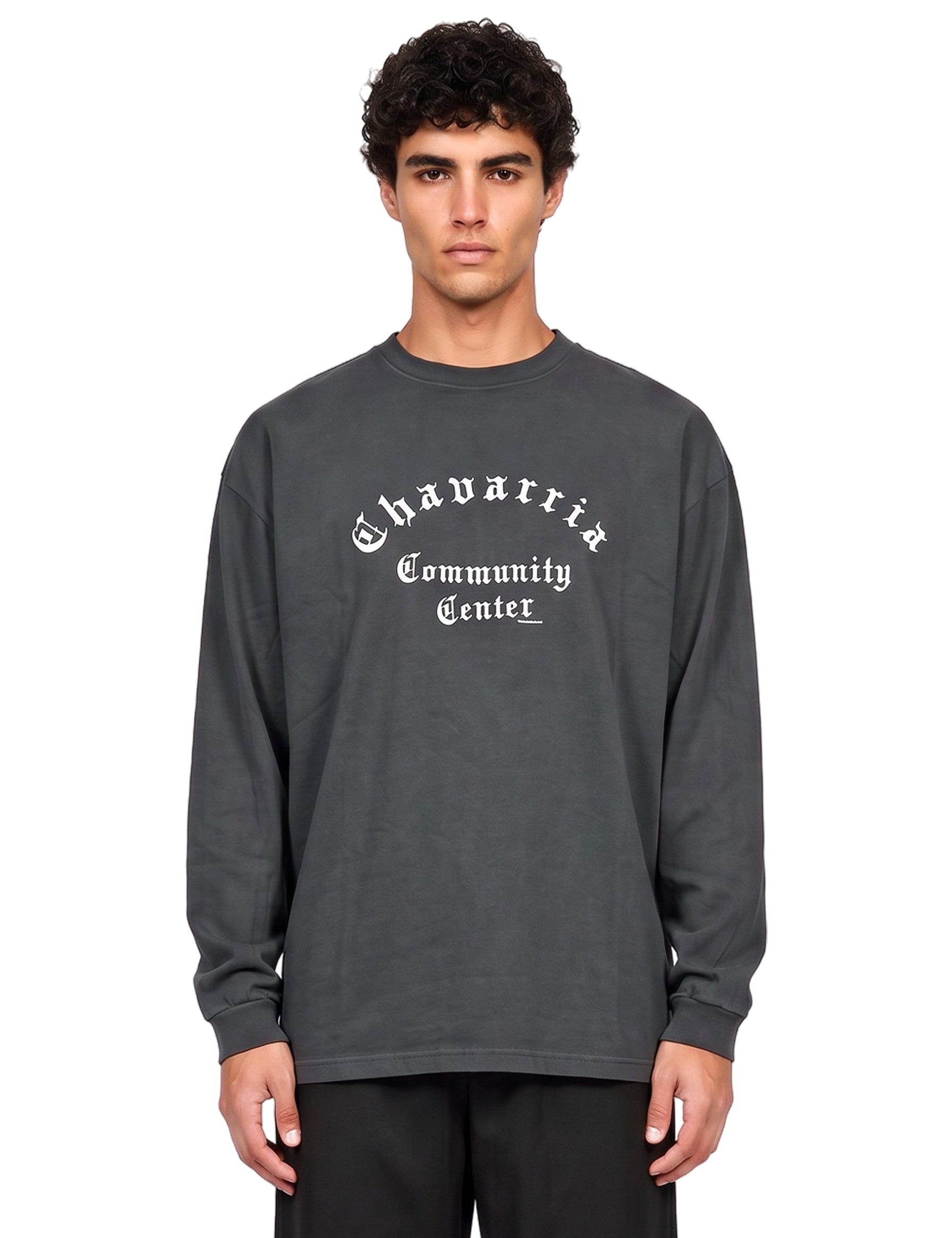 T-shirt Community Center Buffalo in grigio 
