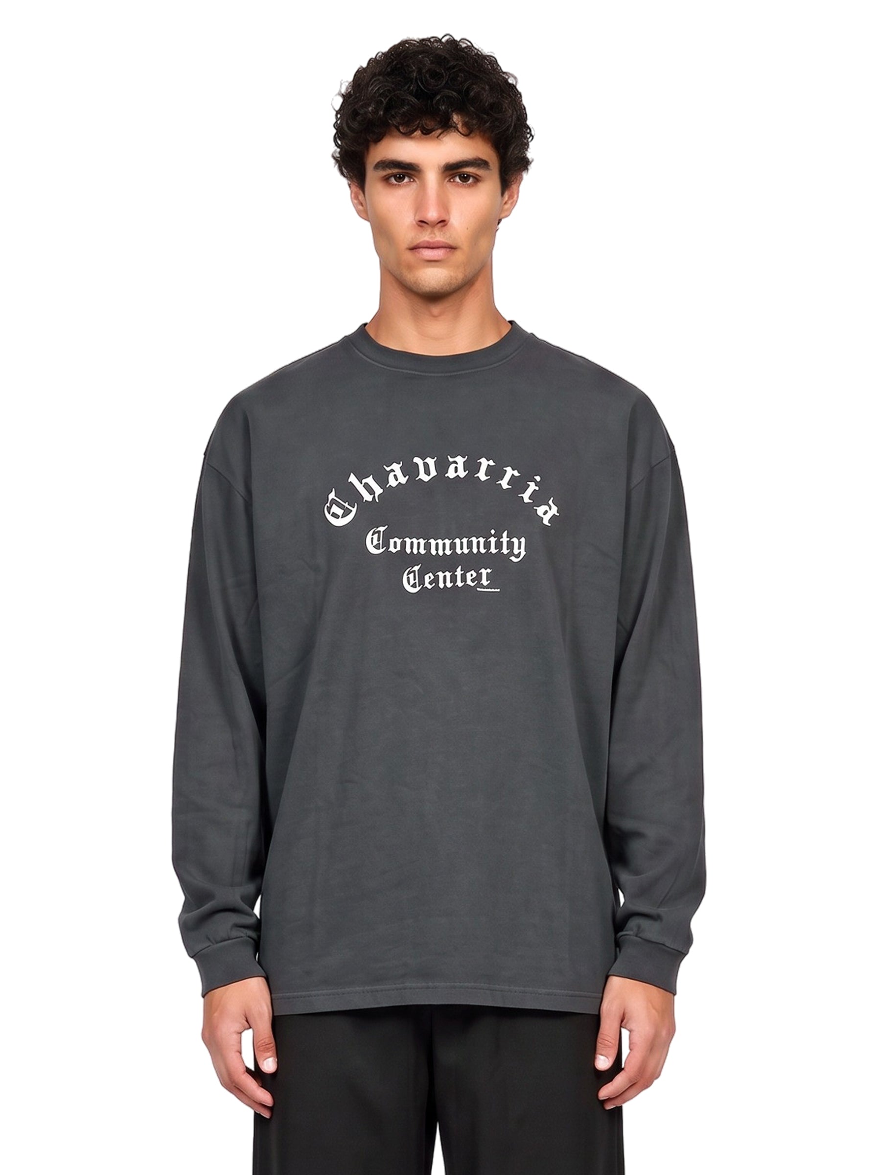 T-shirt Community Center Buffalo in grigio 