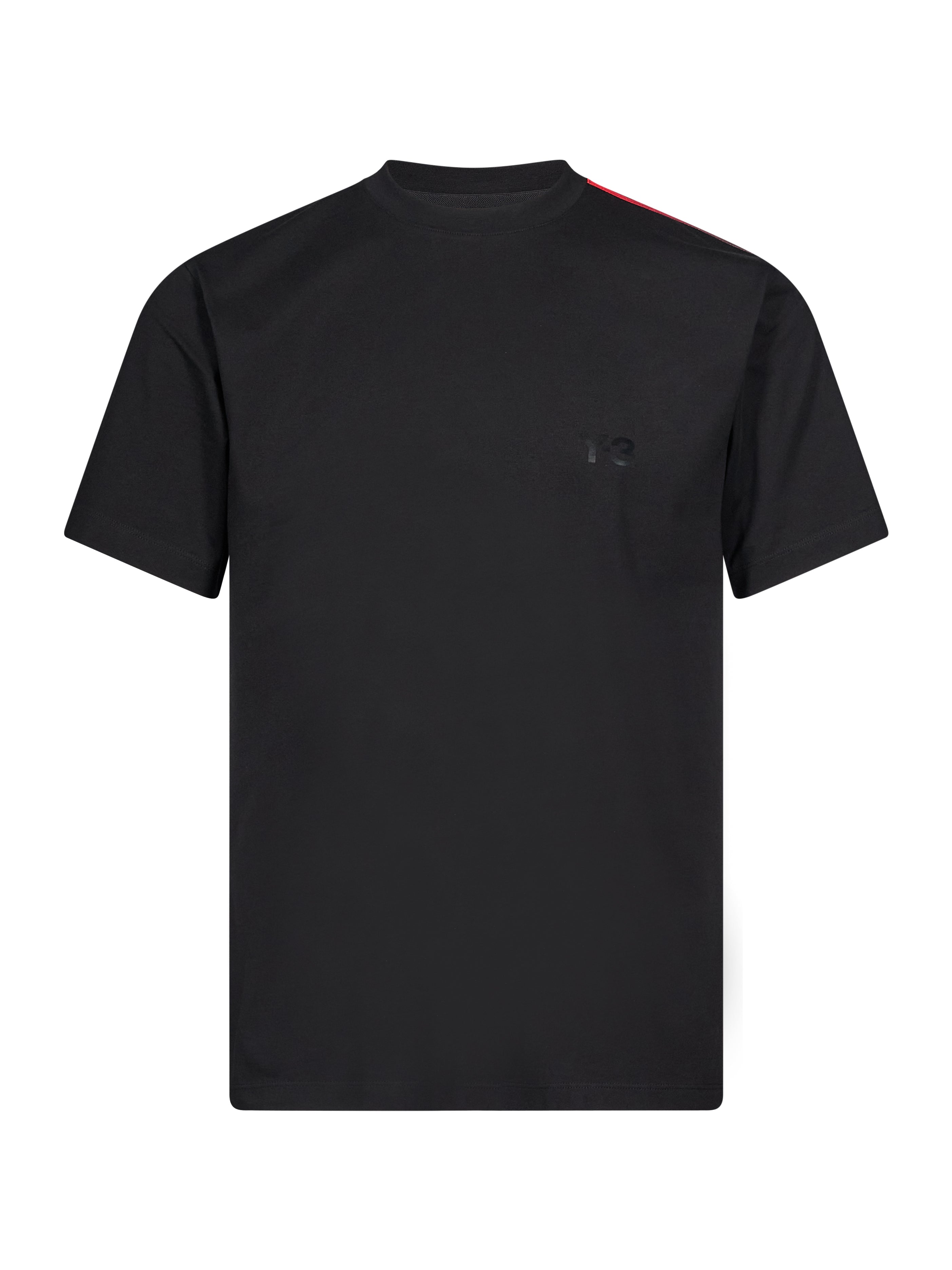 T-shirt Gradient Stripes manica corta nera 