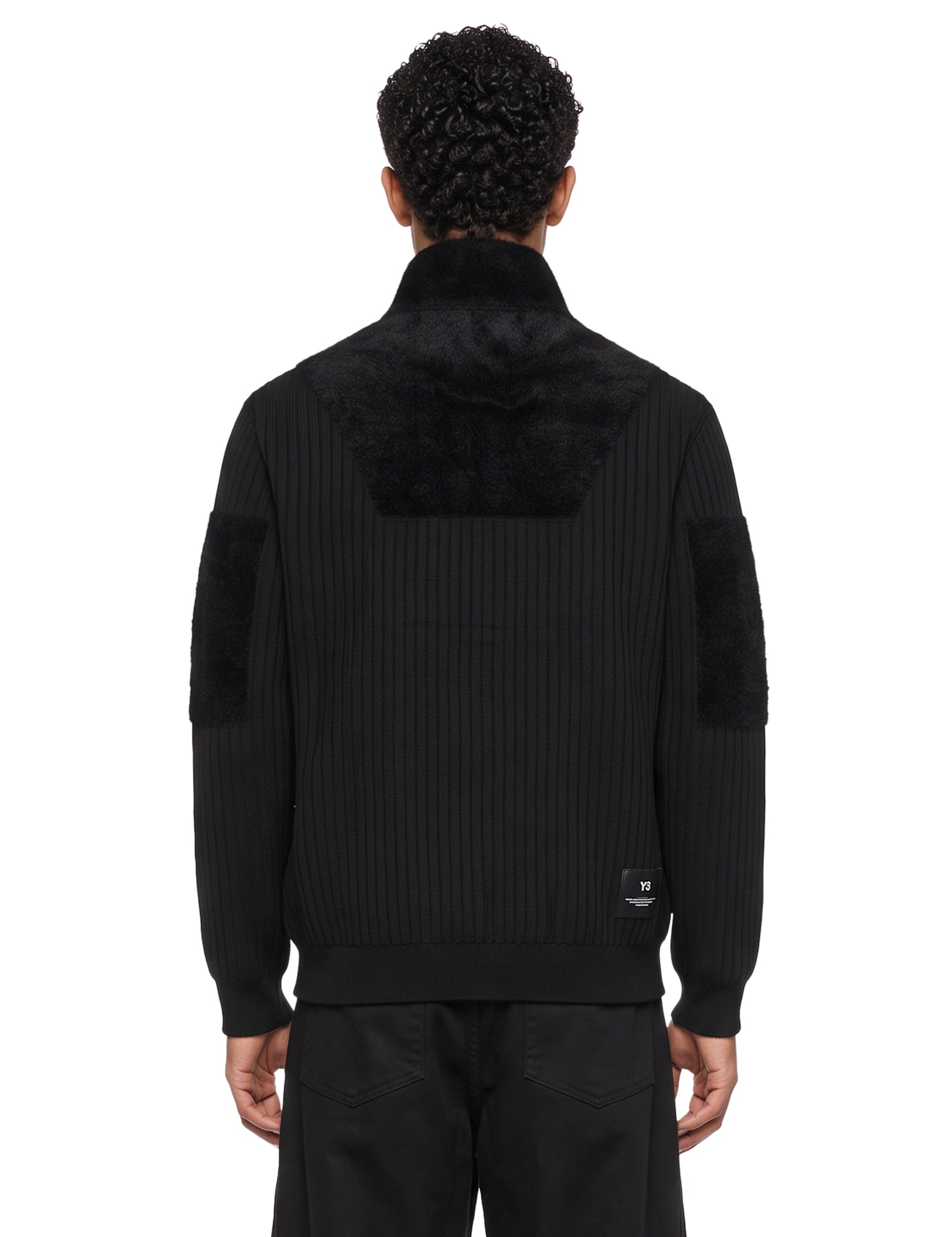 Maglia CL Knit Half Zip in nero 