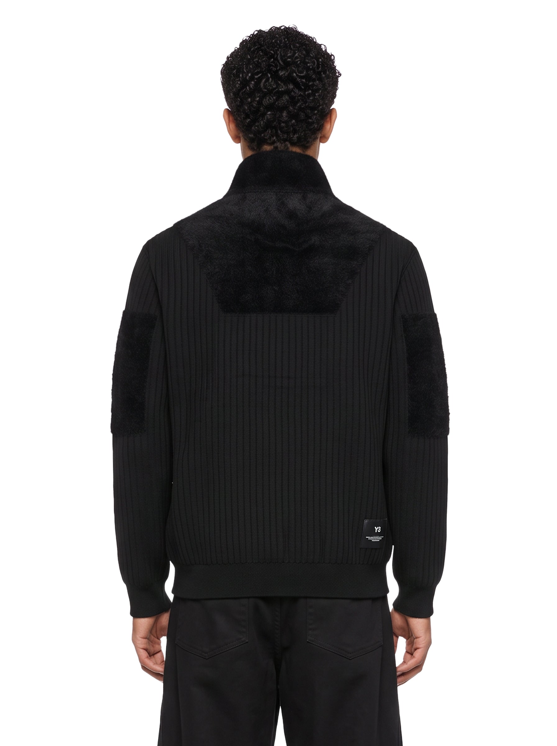 Maglia CL Knit Half Zip in nero 