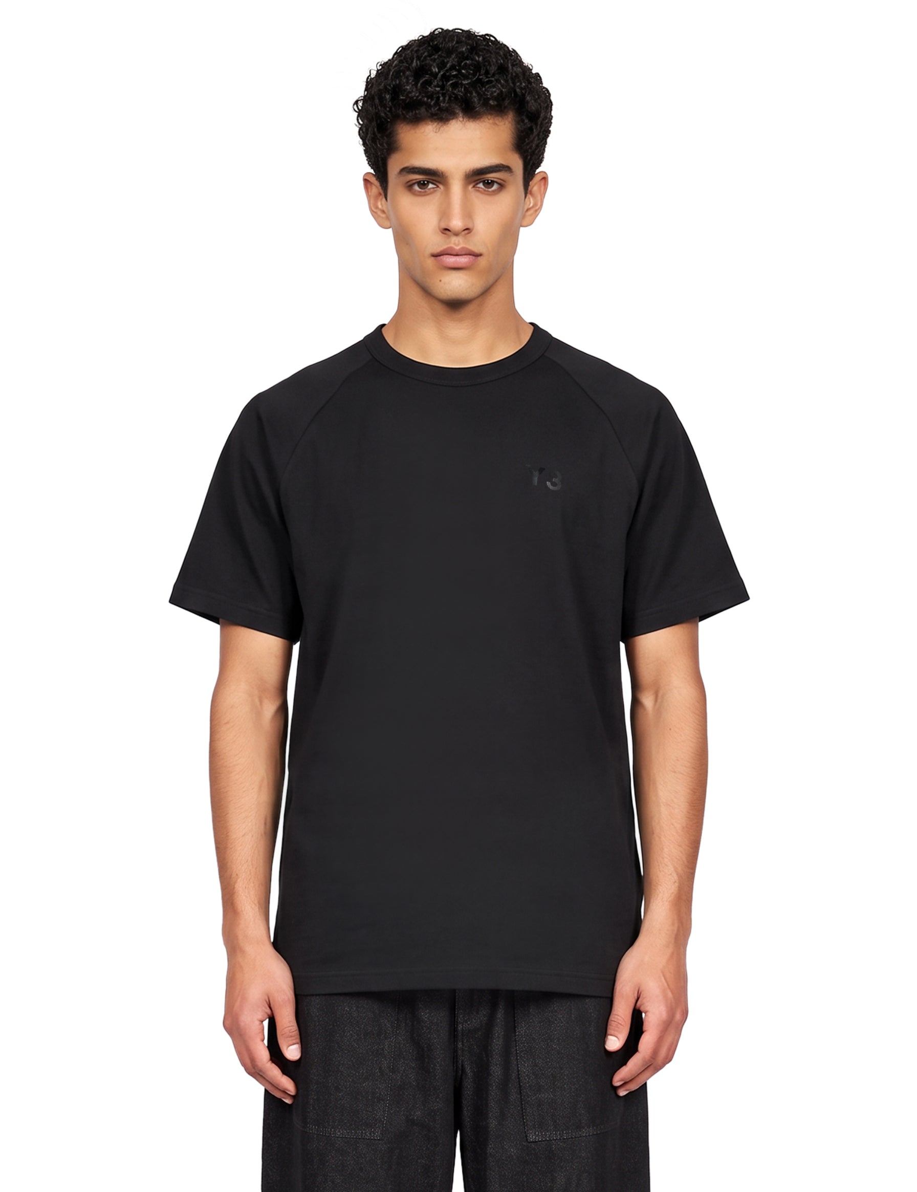 T-shirt Boxy in nero 