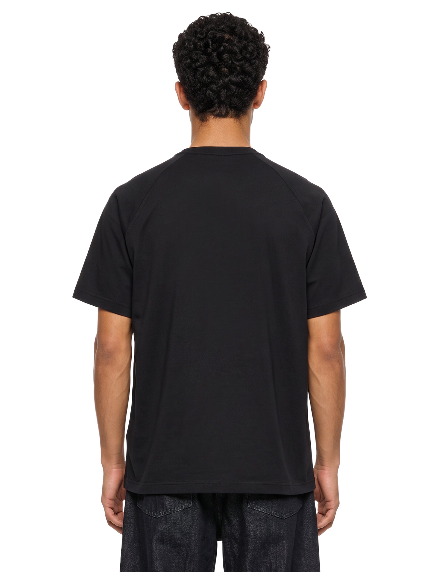 T-shirt Boxy in nero 
