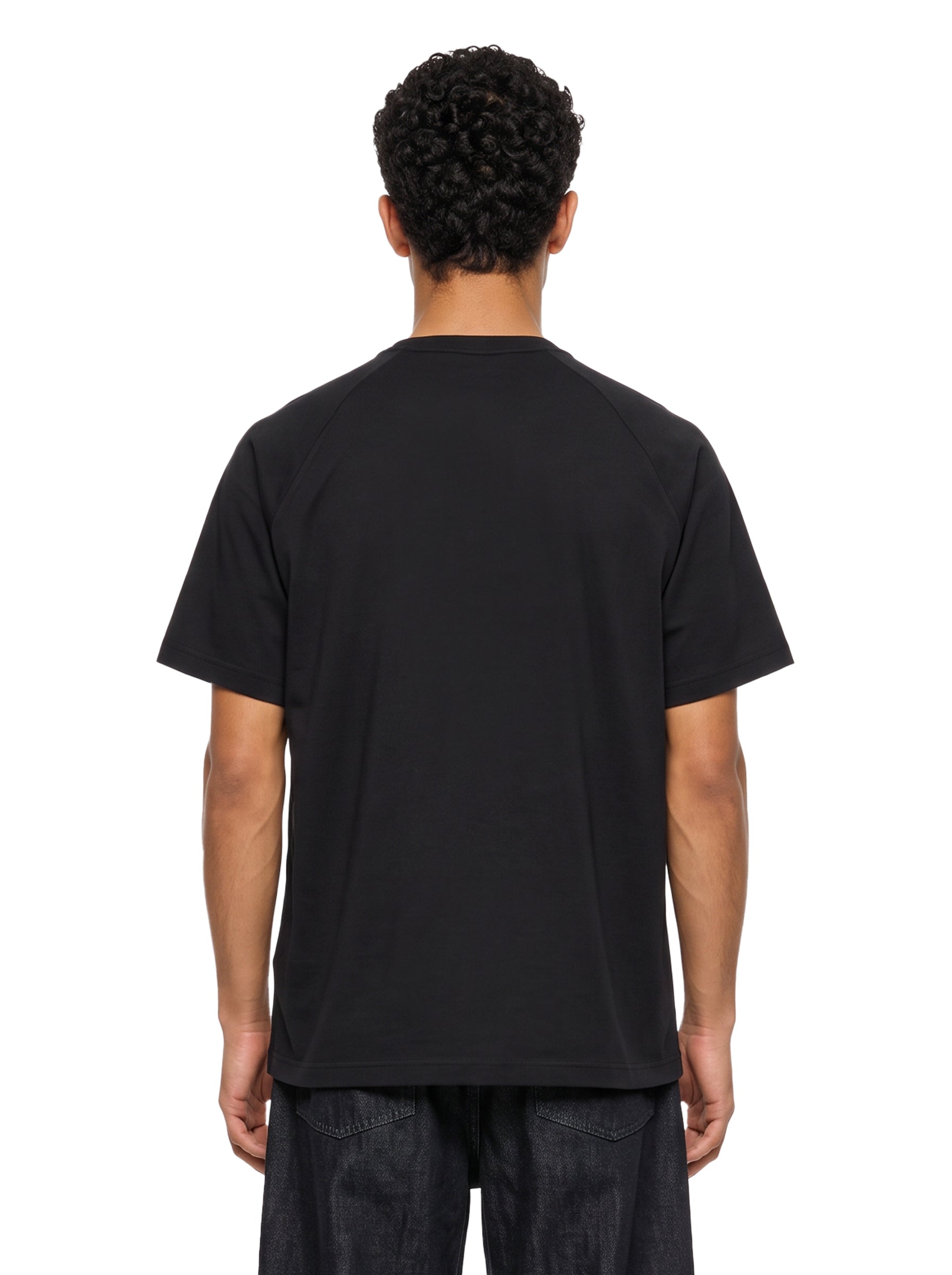 T-shirt Boxy in nero 