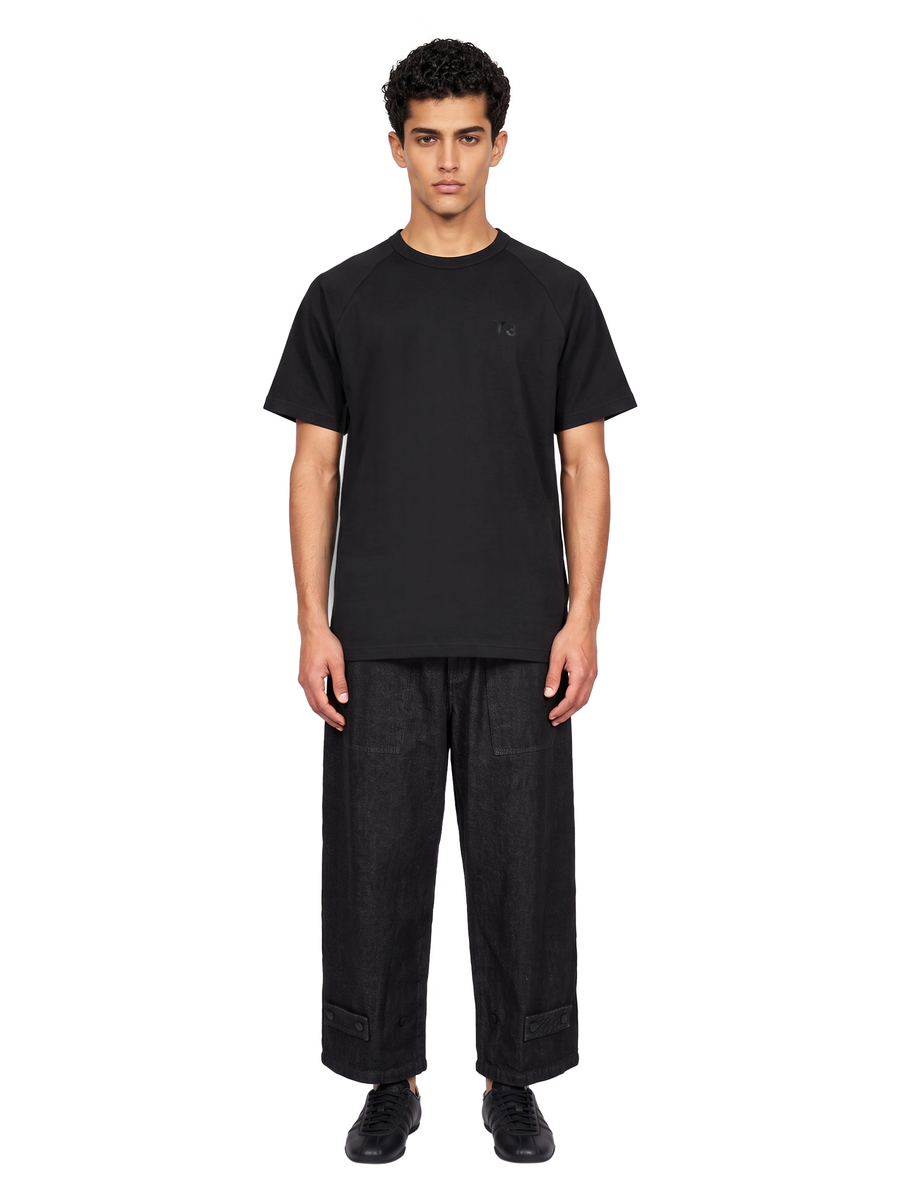 T-shirt Boxy in nero 