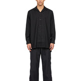 Camicia Wool Adaptive in nero 