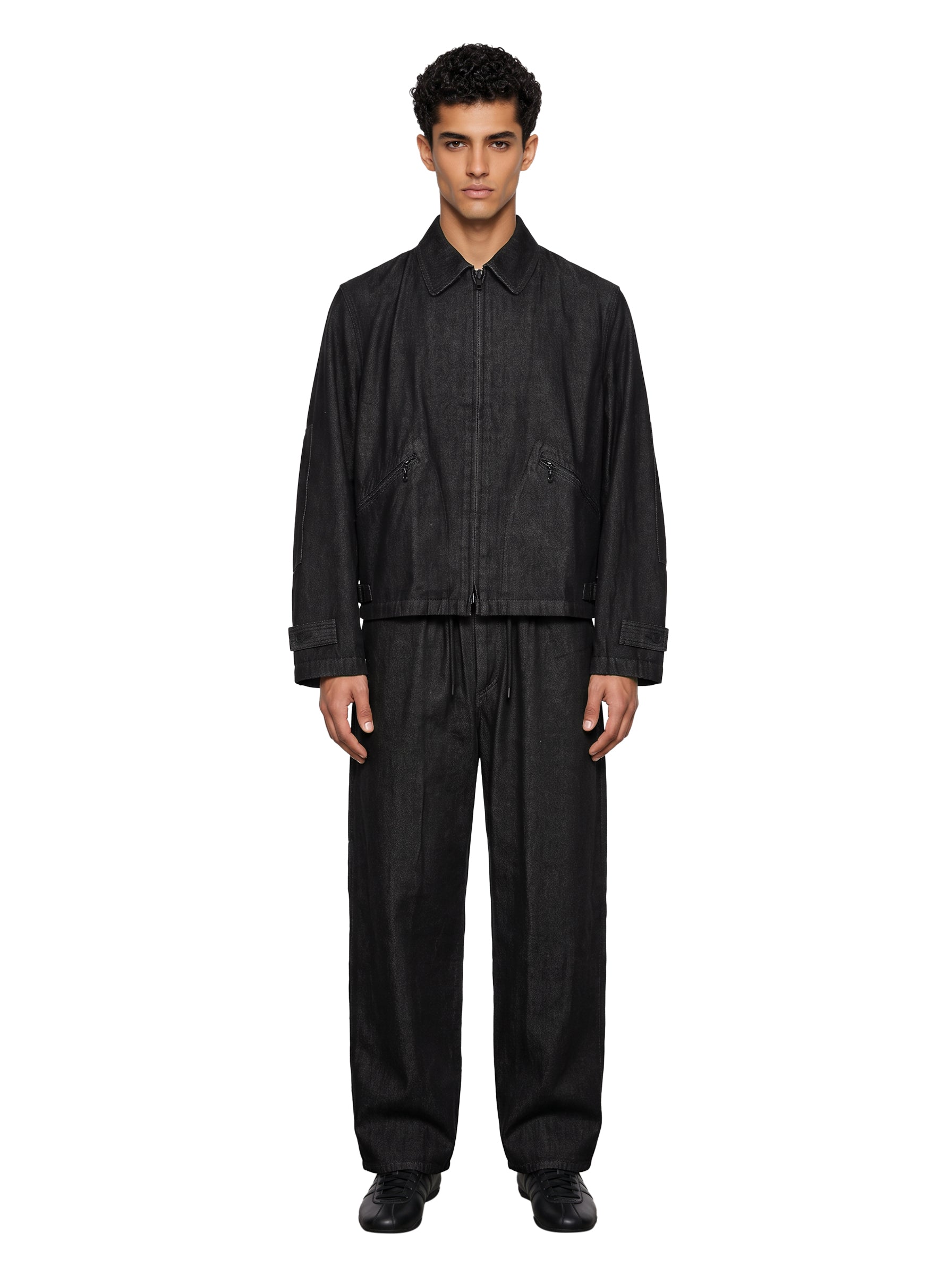 Giacca di jeans in nero 