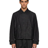 Giacca di jeans in nero 