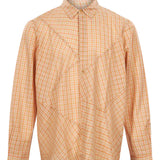Camicia a quadri Substance in arancione e rosa 
